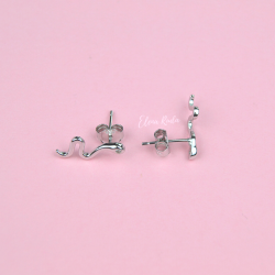 Pendientes Sierpes Plata